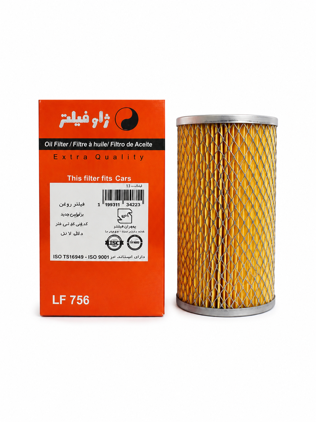 فیلتر روغن ژاو LF756 مناسب خاور- مرسدس بنز
