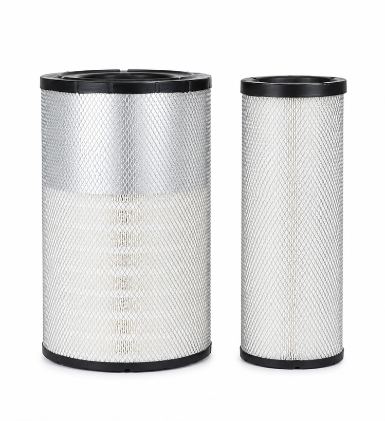 فیلتر هواکش سنگین ژاو AF25454-AF25468 مرتبط با 46770-46771 داخلی و بیرونی مناسب کوماتسو PC400/7 _ کامیون BMC چینی